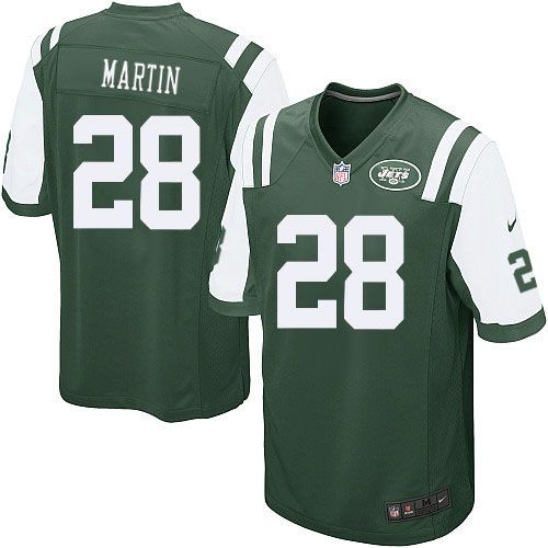 Men New York Jets #28 Curtis Martin Nike Gotham Green Game Team Color NFL Jersey->new york jets->NFL Jersey